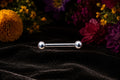 Barbell Droit en Titane ASTM F136 – Filetage Interne