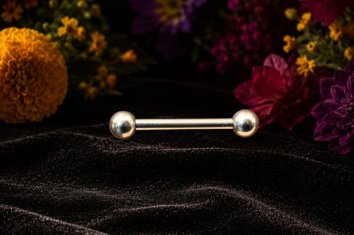 Barbell Droit en Titane ASTM F136 – Filetage Interne