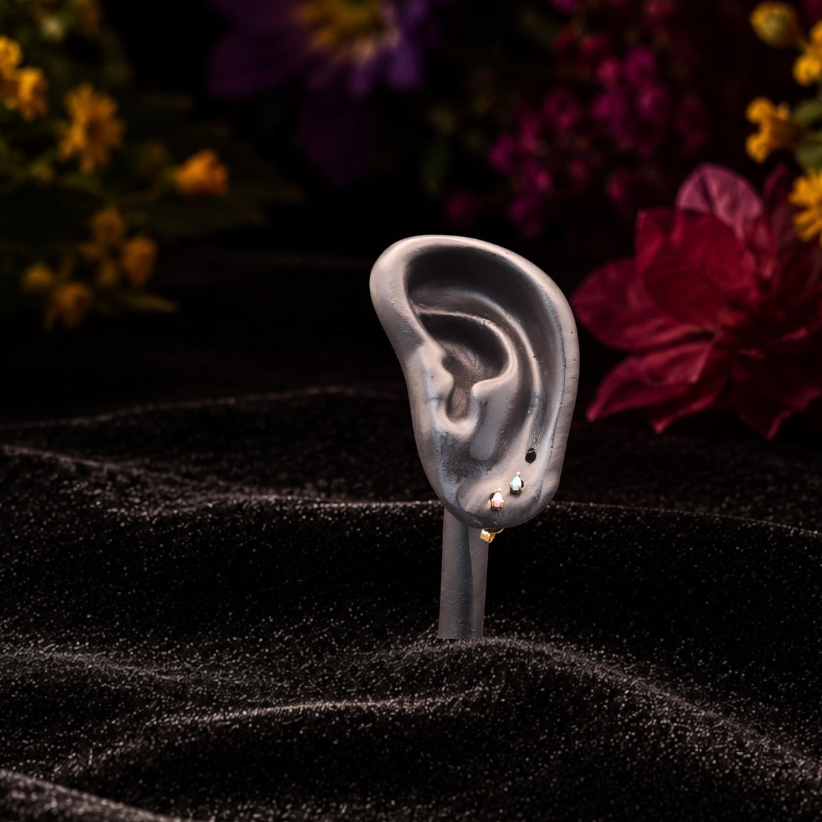 Puces Opale – Argent 925 Plaqué Or