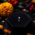 Piercing de Nombril Flottant Solitaire – Titane ASTM F136 à Filetage Interne