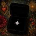 Piercing Étoile Boréale en Titane ASTM F136 – Fleur Étoilée en Zirconiums