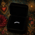 Piercing Astera en Titane ASTM F136 – Quintette de Zircons