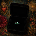 PIERCING NALYA – Piercing triple zircon à filetage interne en titane ASTM F136