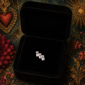 Piercing Prisma en Titane ASTM F136 – Triple Zircon Baguette