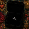 Piercing Cassiopée en Titane – Trio de Zircons & Perles