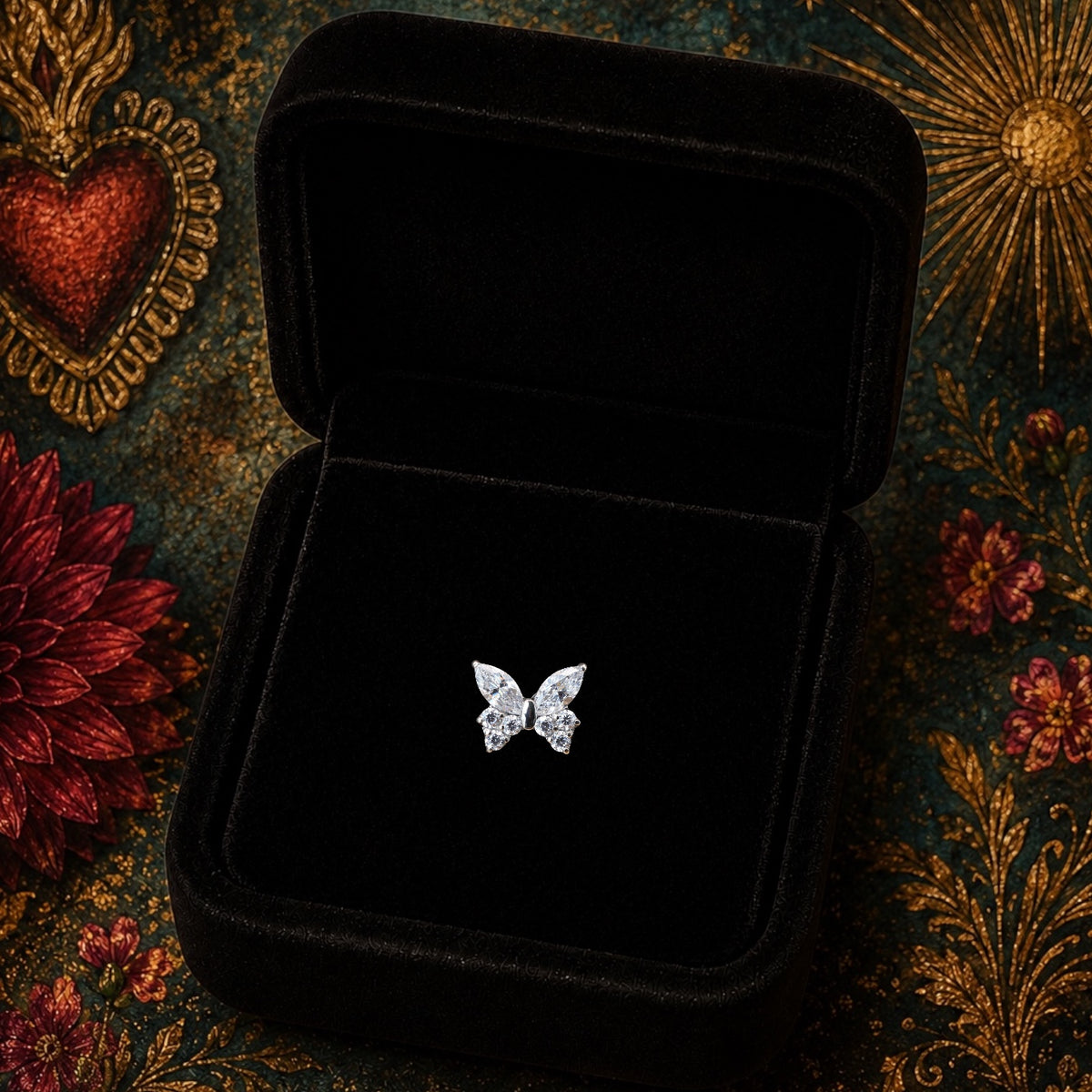 Piercing Papillon Élégance en Titane ASTM F136