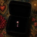 Piercing Calypso en Titane – Double Opale Pendante