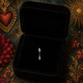 Piercing Élia en Titane – Double Zircon Marquise Pendant